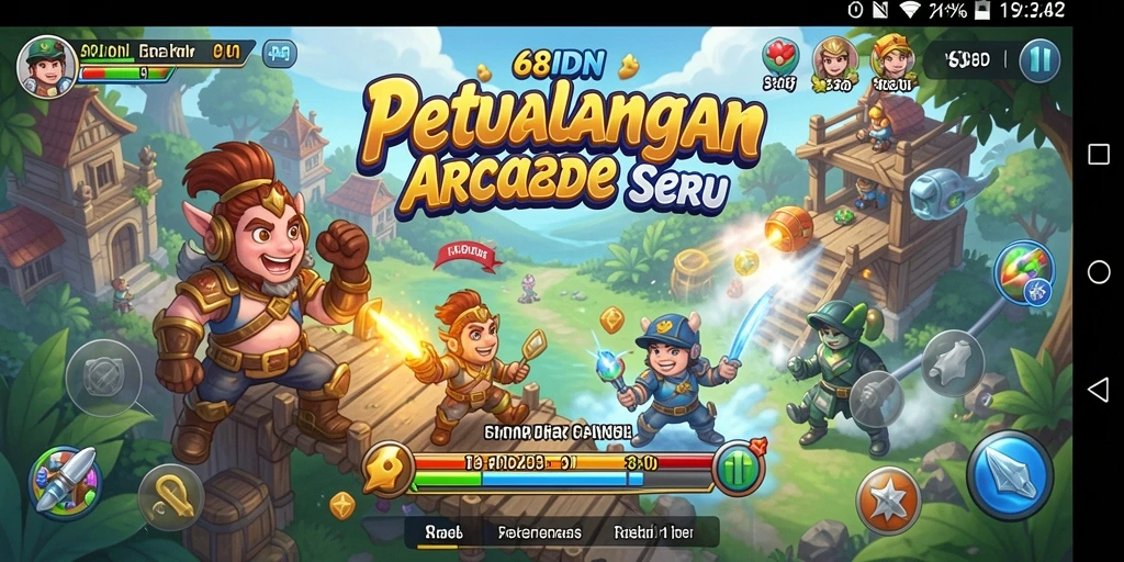 Gameplay arcade seru dengan grafis memukau dan tingkat tantangan yang tinggi.