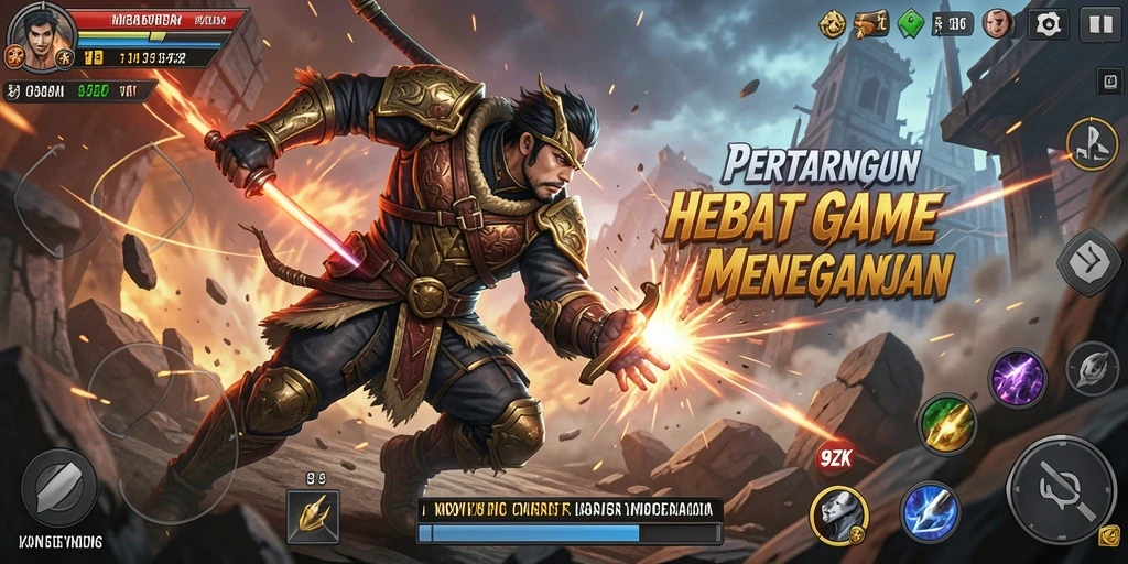 Tampilan gameplay seru dari 9ZK yang memacu adrenalin.