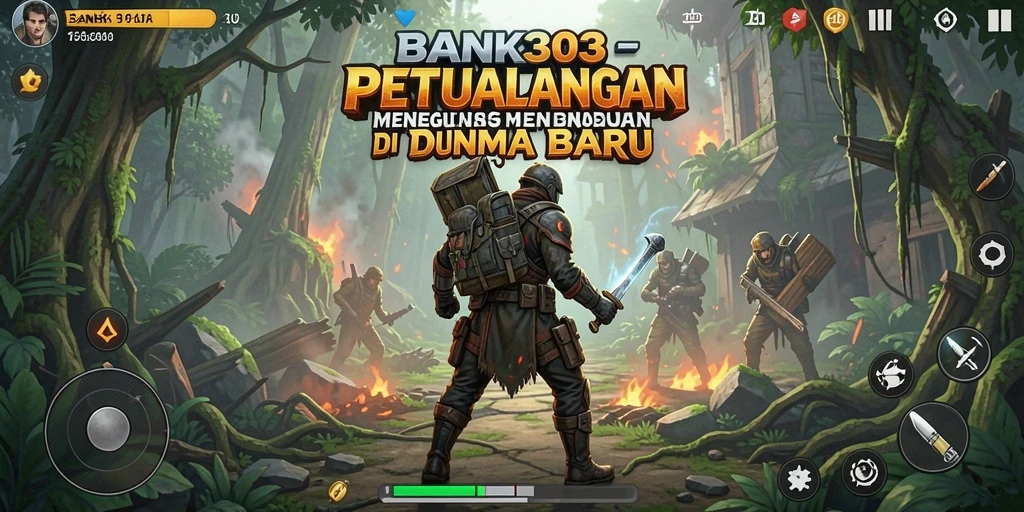 Tampilan gameplay BANK303 yang mendebarkan dan penuh tantangan.