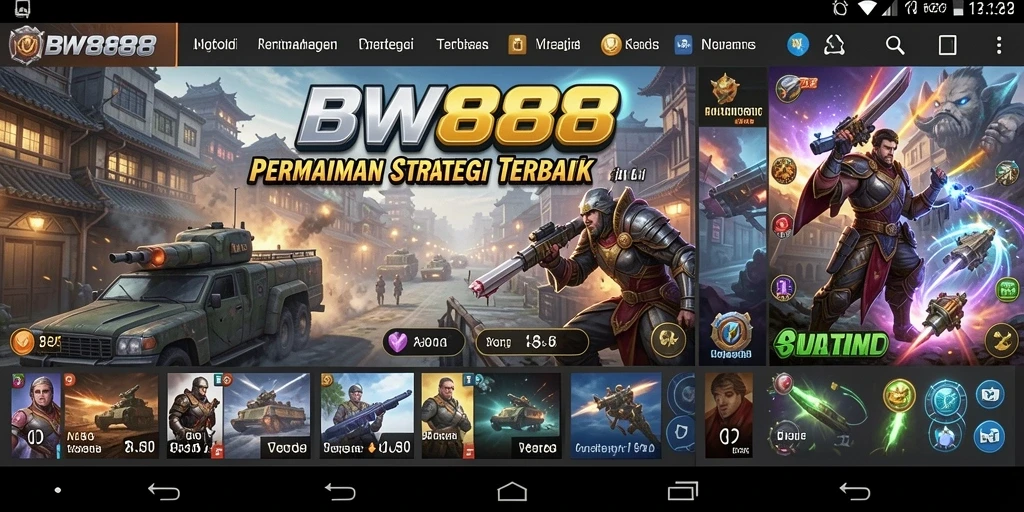 Tampilan gameplay BW888 yang mendetail dan seru