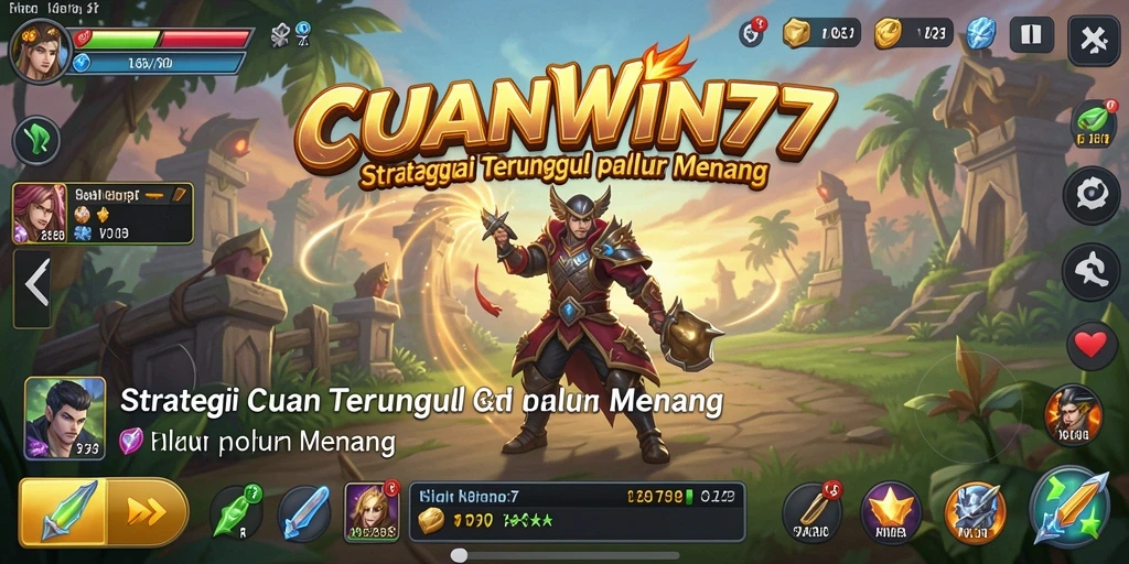 Tampilan gameplay CUANWIN77 yang mendebarkan dengan strategi intens.