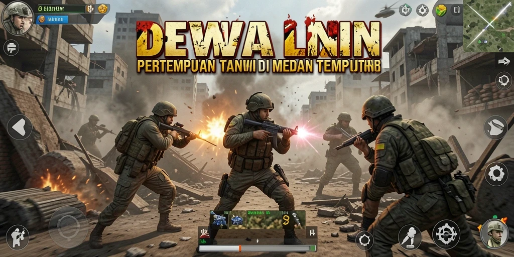 Tangkapan layar gameplay DEWALIN dalam aksi Battle Royale.
