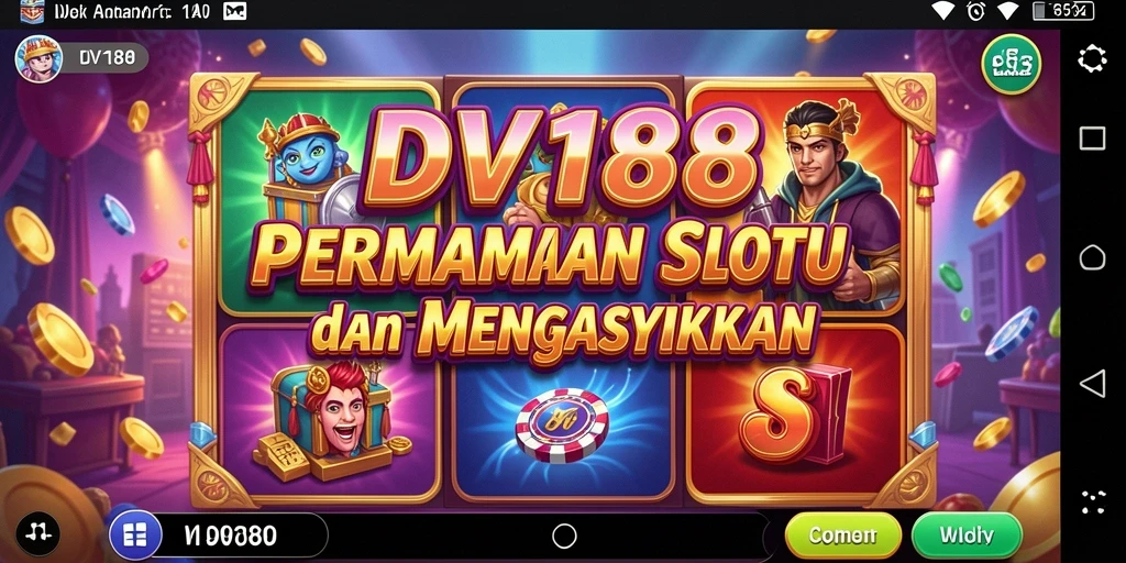 Tampilan utama gameplay Slot DV188 yang mengasyikkan.