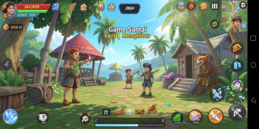 Tampilan gameplay JIN69 yang menarik dan penuh warna.