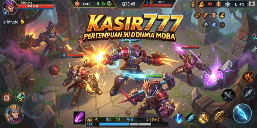 Tampilan intens dari gameplay KASIR777 dengan aksi seru di arena pertempuran.