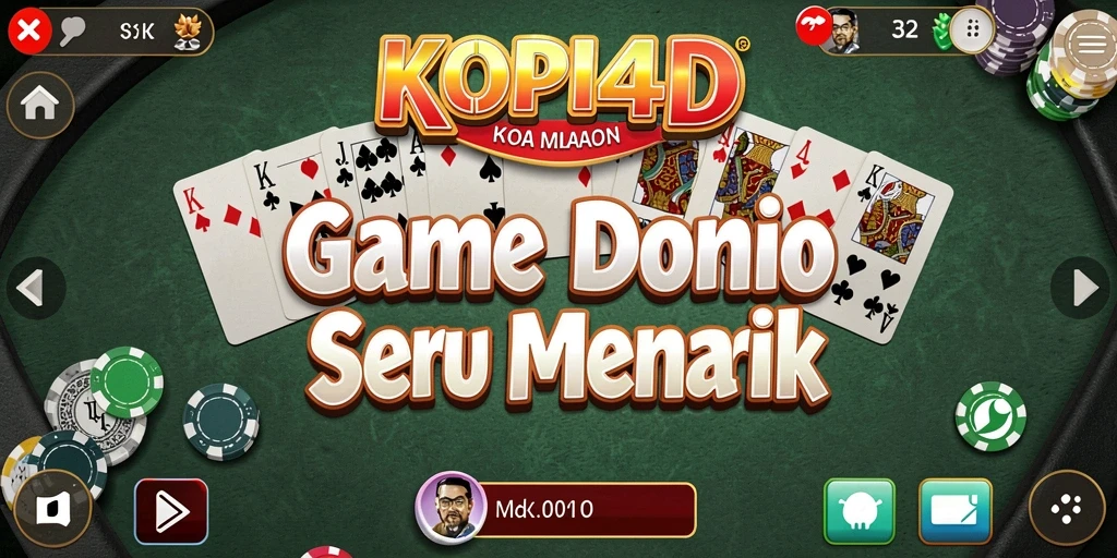 Screenshot gameplay KOPI4D yang menampilkan aksi seru permainan Domino.