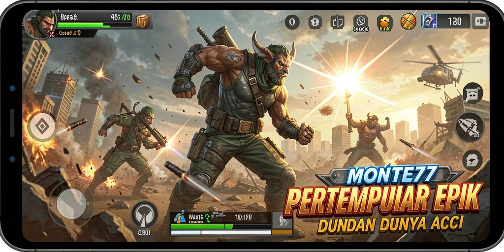 Gameplay seru dalam MONTE77 yang penuh aksi dan tantangan.