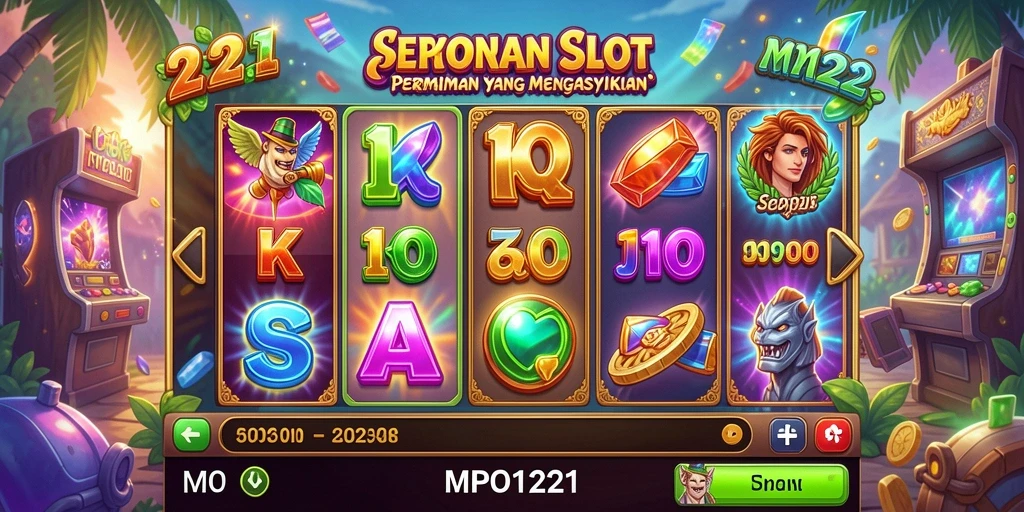 Screenshot utama MPO1221 menampilkan aksi gameplay Slot yang mendebarkan.