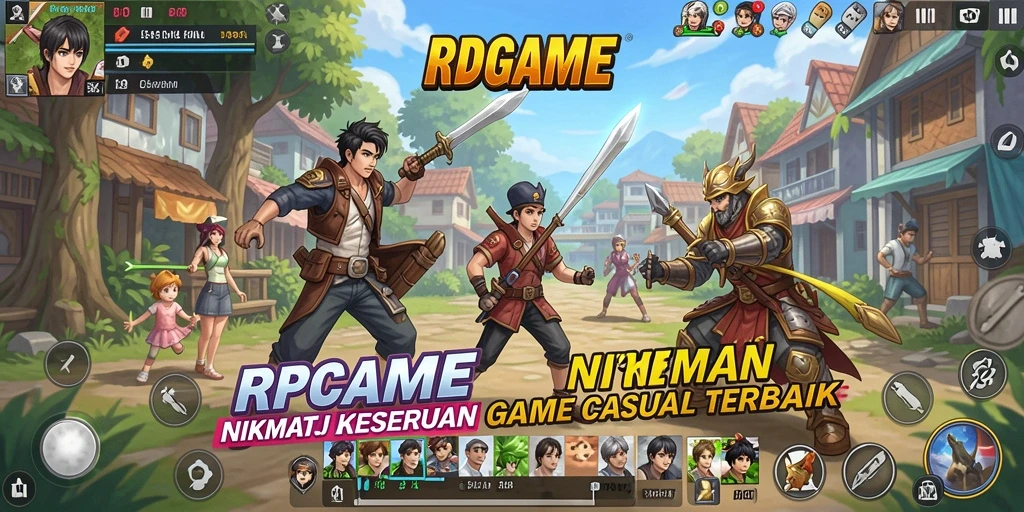 Tampilan gameplay yang seru dan interaktif dari RPGAME.