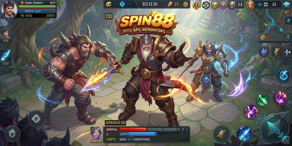 Menampilkan pertarungan seru dan gameplay yang memukau dalam SPIN88.