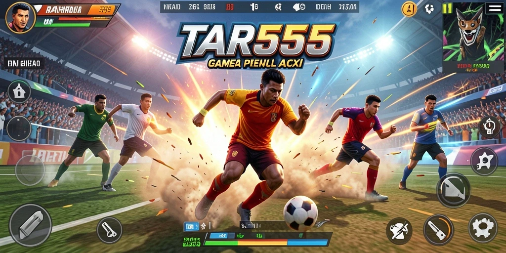 TAR555 menampilkan aksi olahraga penuh semangat dalam gameplay yang mendebarkan.